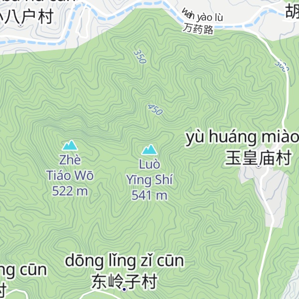 Map of Luò Yīng Shí