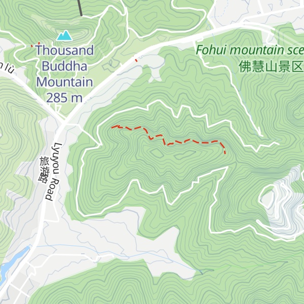 Map of Luó Yuán Sìshān