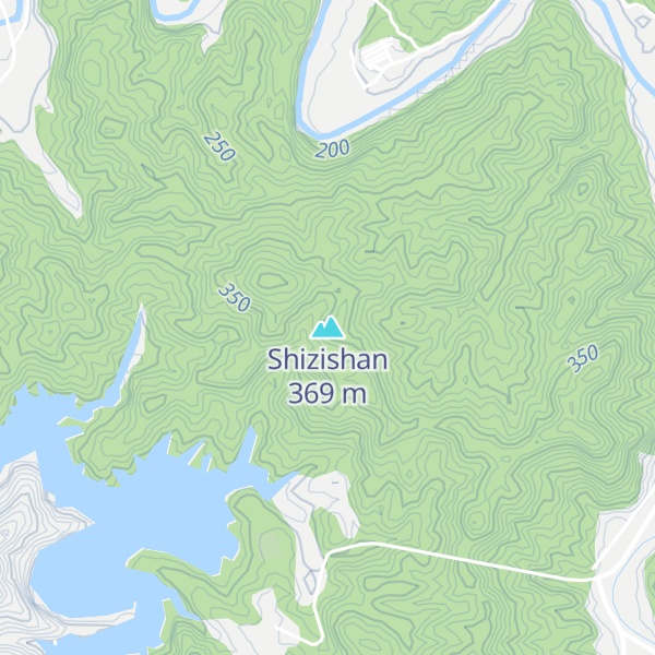 Map of Shizishan