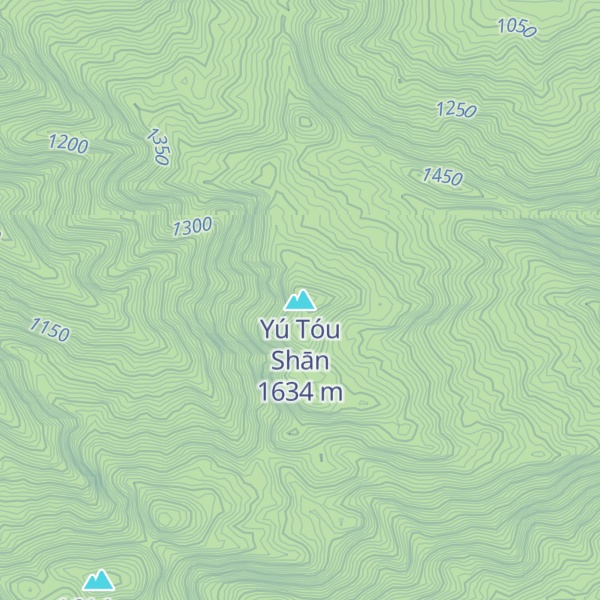 Map of Yú Tóu Shān