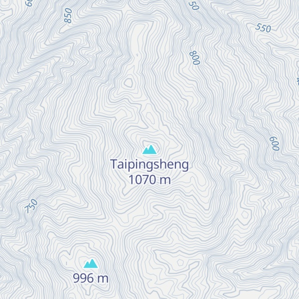 Map of Taipingsheng