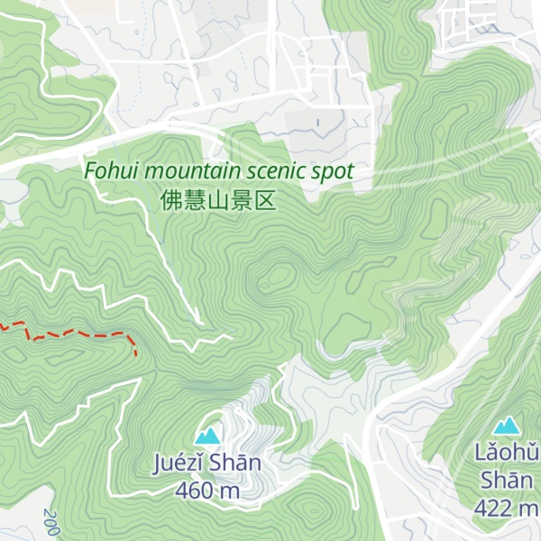 Map of Yáng Tóu Shān