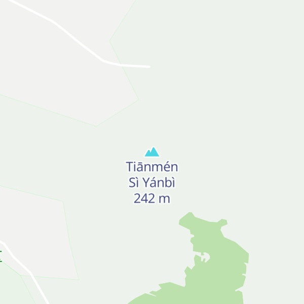 Map of Tiānmén Sì Yánbì