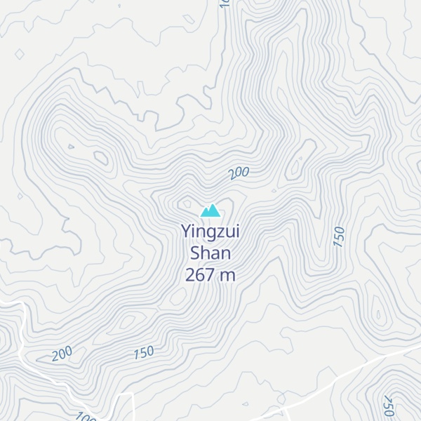 Map of Yingzui Shan