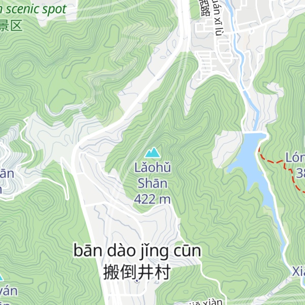 Map of Lǎohǔ Shān