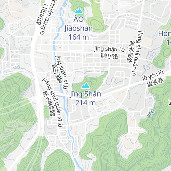 Map of Jīng Shān