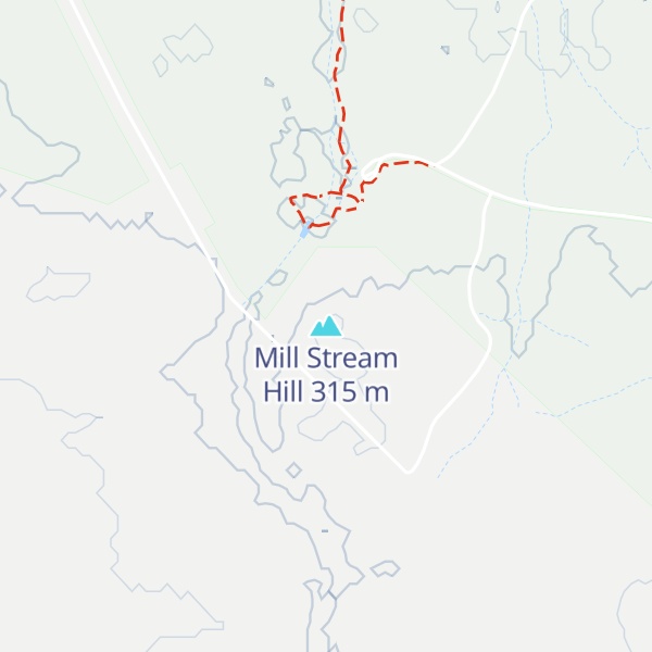 Map of Mill Stream Hill