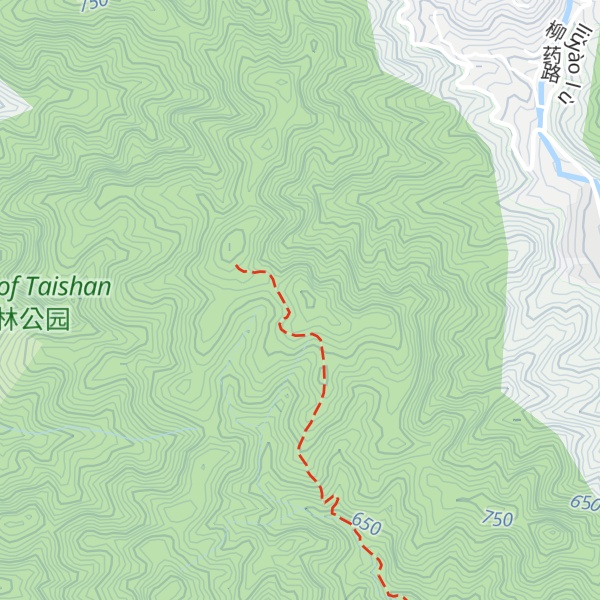 Map of Wāitóu Shān