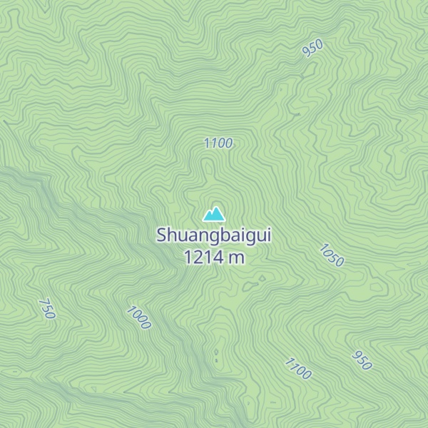 Map of Shuangbaigui