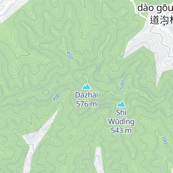 Map of Dàzhài