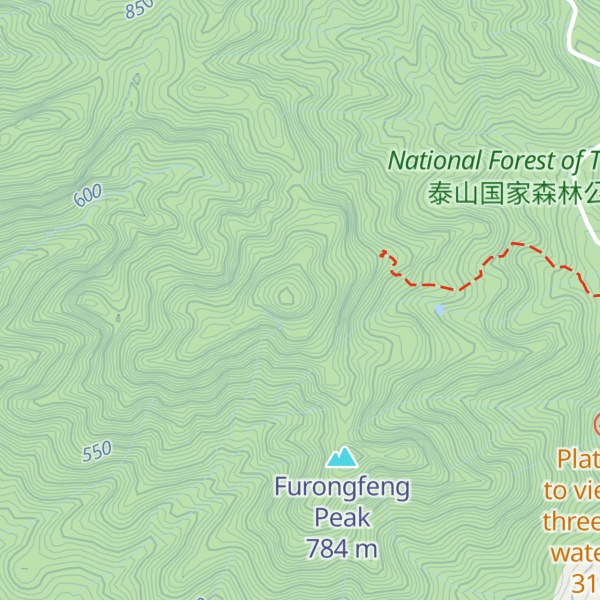Map of Aolaifeng Peak