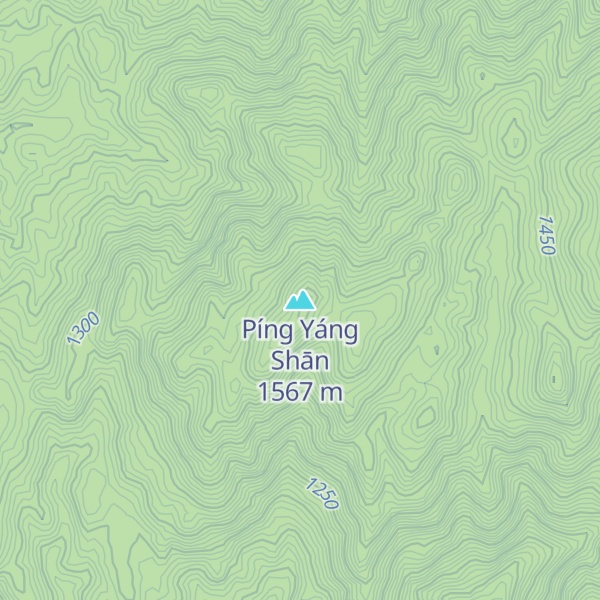 Map of Píng Yáng Shān