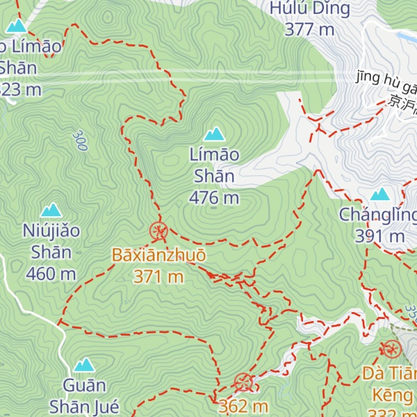 Map of Qióng Shān