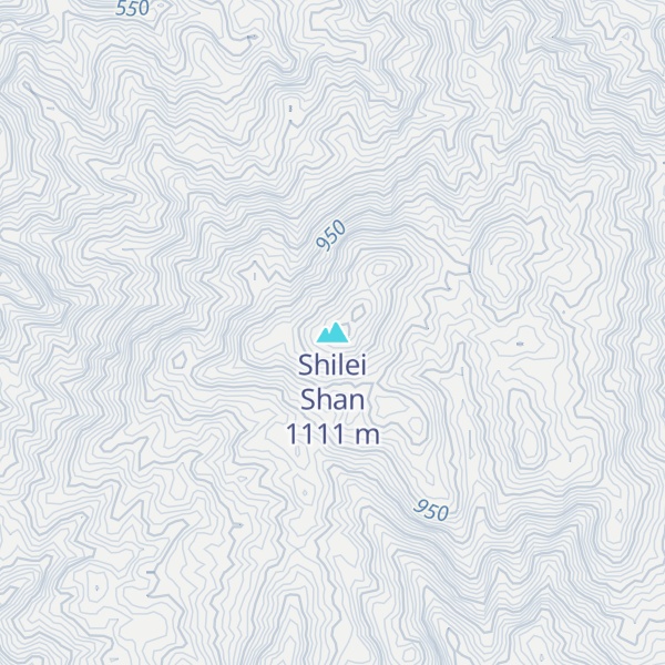 Map of Shilei Shan