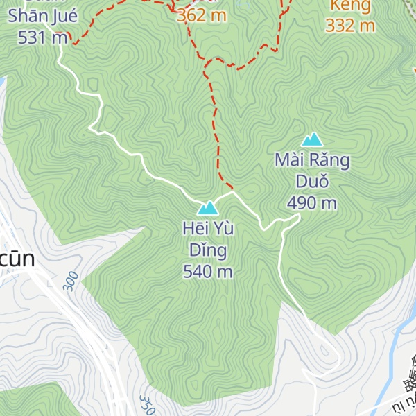 Map of Hēi Yù Dǐng