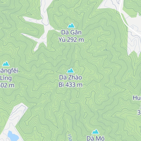 Map of Dà Zhào Bì