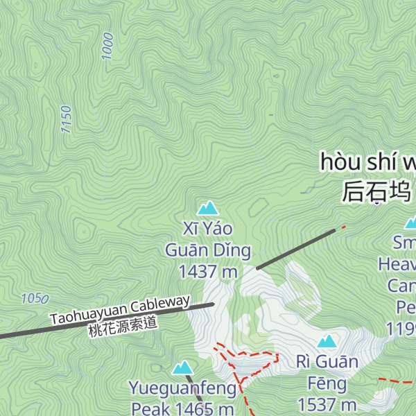 Map of Xī Yáo Guān Dǐng