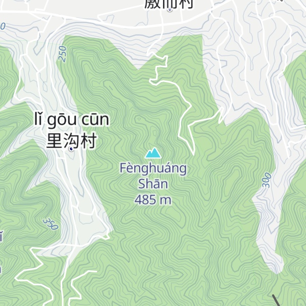 Map of Fènghuáng Shān