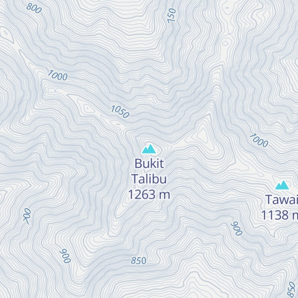 Map of Bukit Talibu