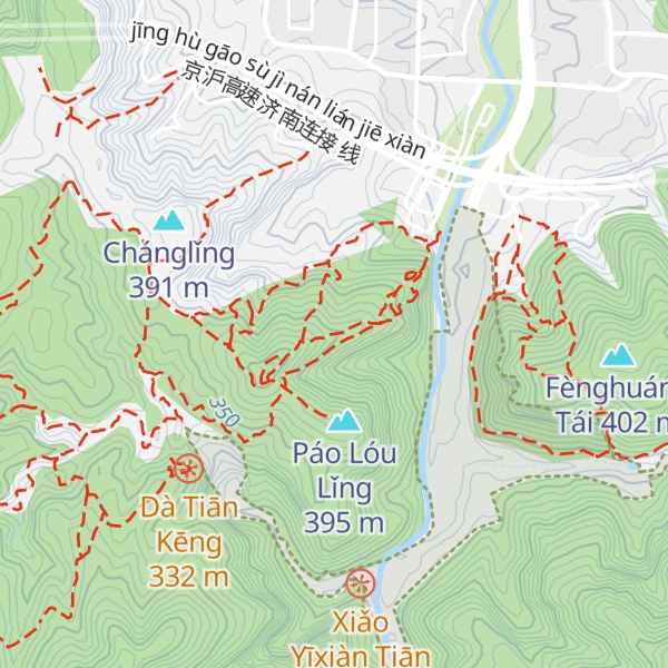 Map of Lǎojūn Yá