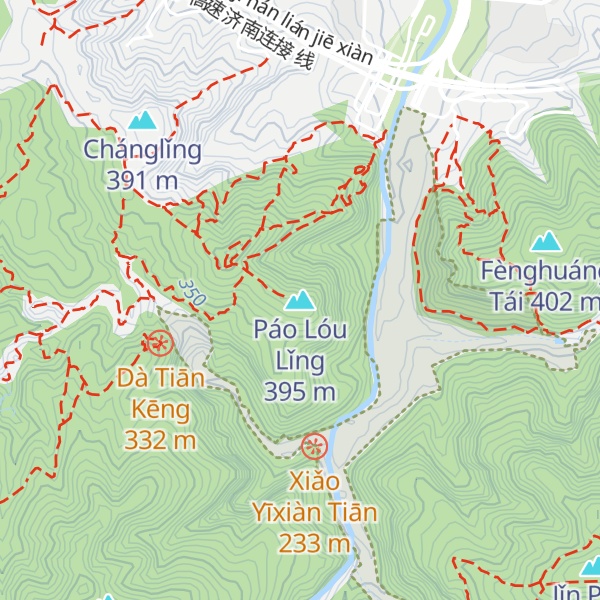 Map of Páo Lóu Lǐng