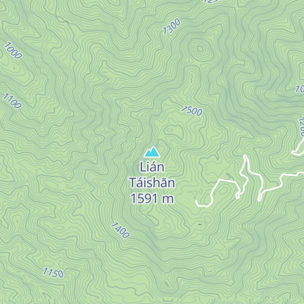 Map of Lián Táishān
