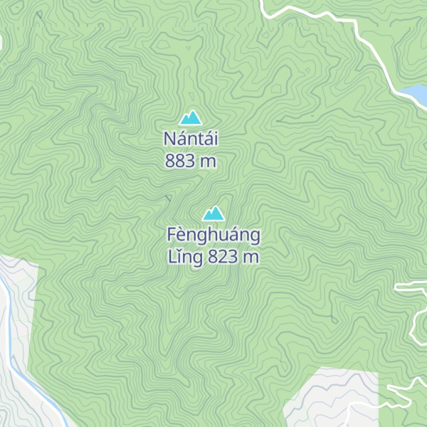 Map of Fènghuáng Lǐng