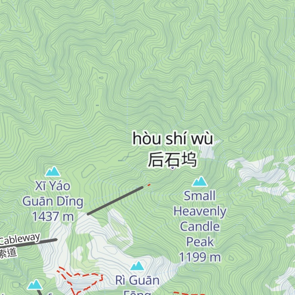 Map of Dōng Yáo Guān Dǐng