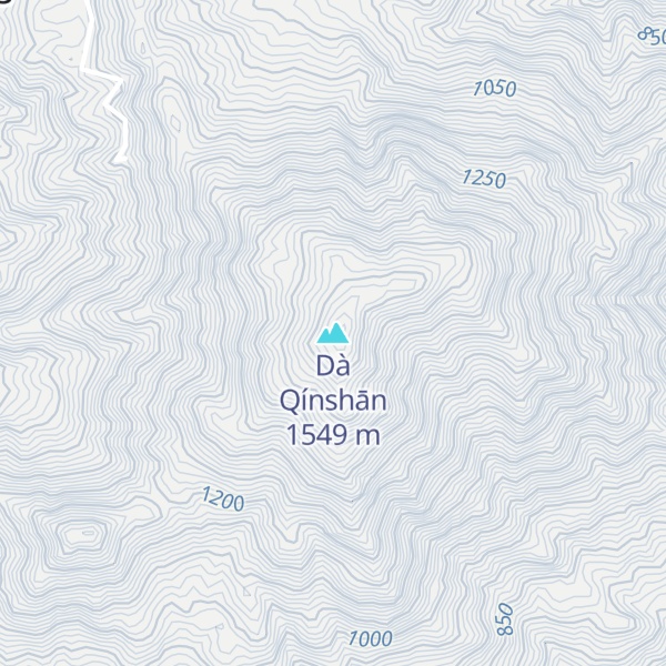 Map of Dà Qínshān