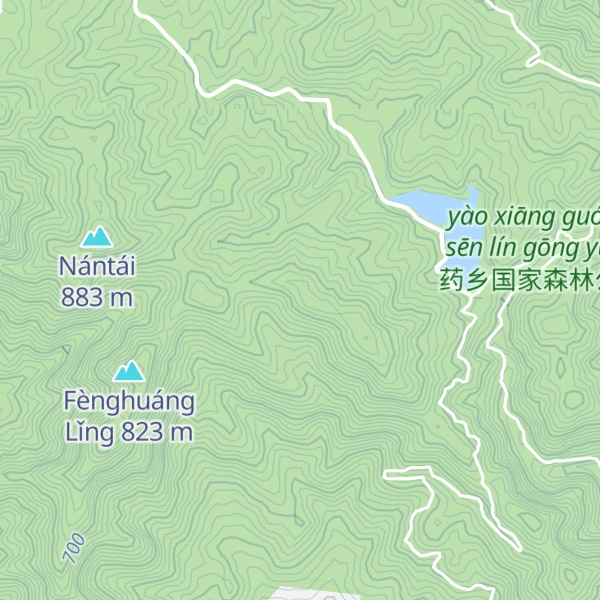 Map of Shànzi Miàn