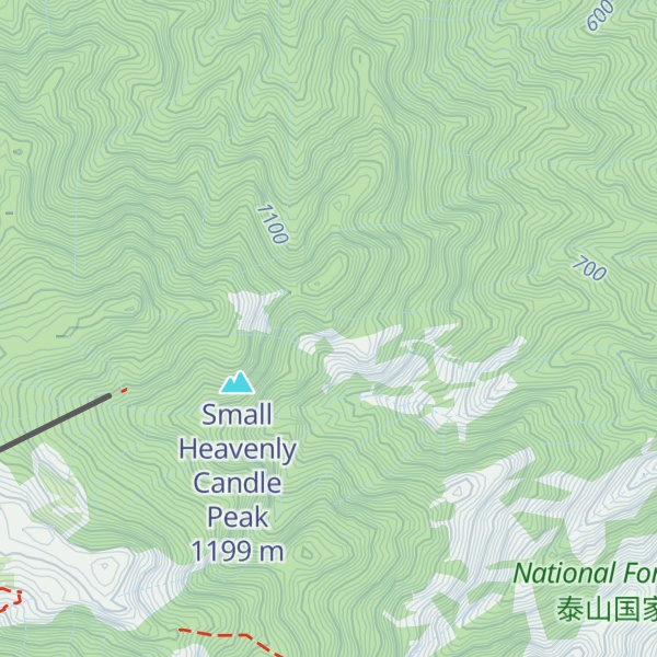 Map of Heavenly Candle Peak