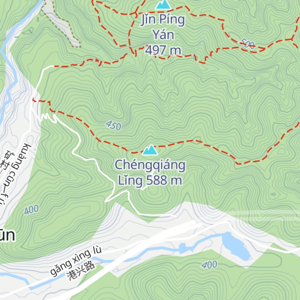 Map of Chéngqiáng Lǐng