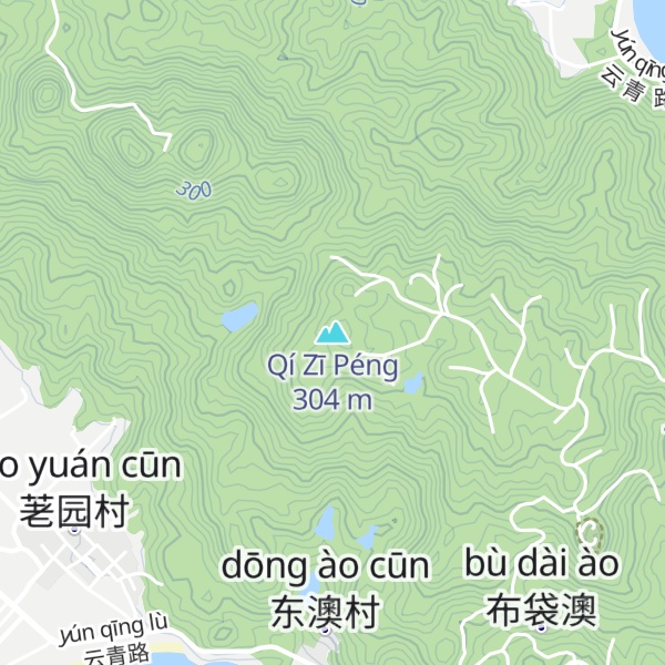 Map of Qí Zī Péng