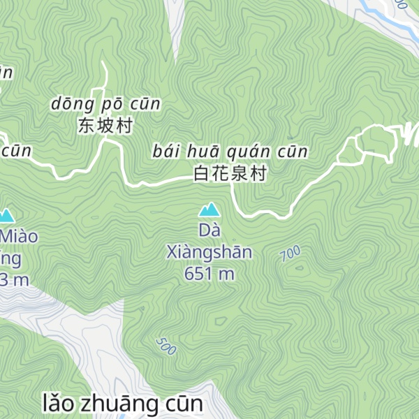 Map of Dà Xiàngshān