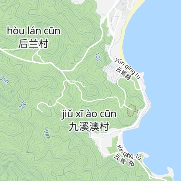 Map of Qīng Sōngshān