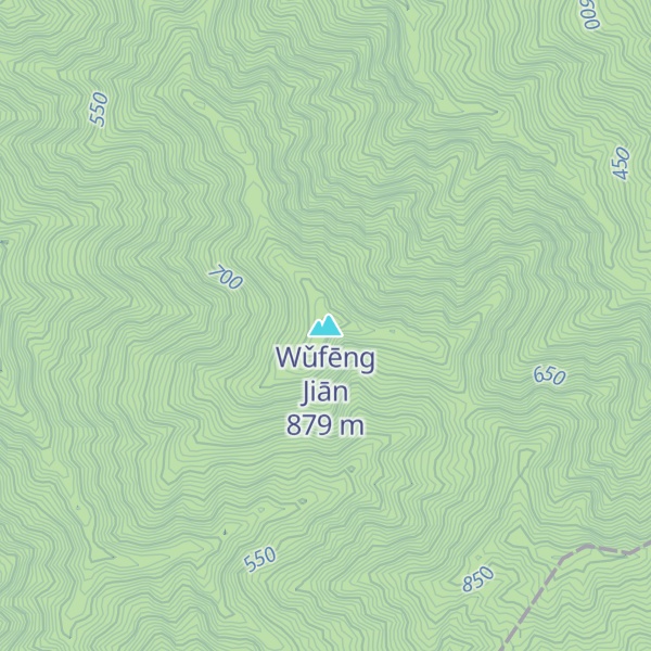 Map of Wǔfēng Jiān