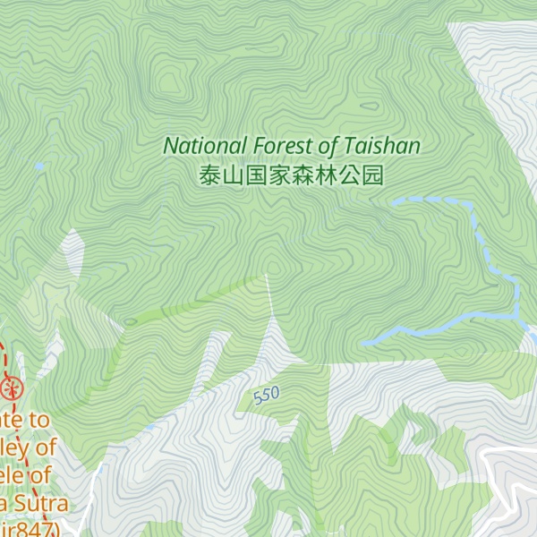 Map of Motianling South Peak