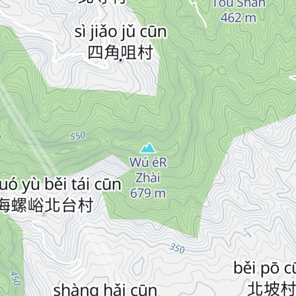 Map of Wú éR Zhài