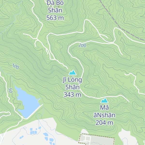Map of Jī Lóng Shān
