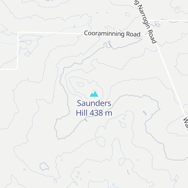 Map of Saunders Hill