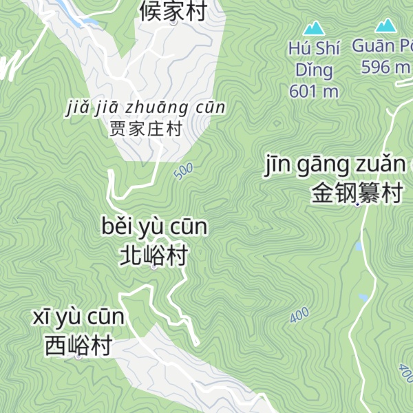 Map of Dà Tiě Lǐng