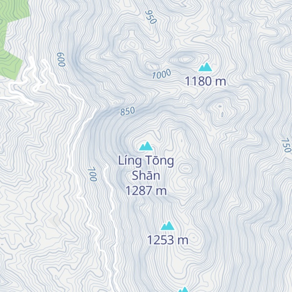 Map of Líng Tōng Shān