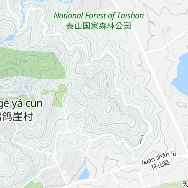 Map of Huángshān