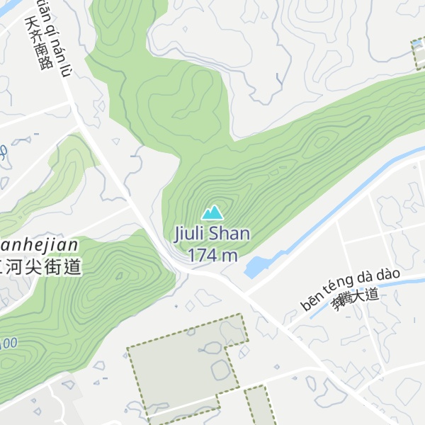 Map of Jiuli Shan