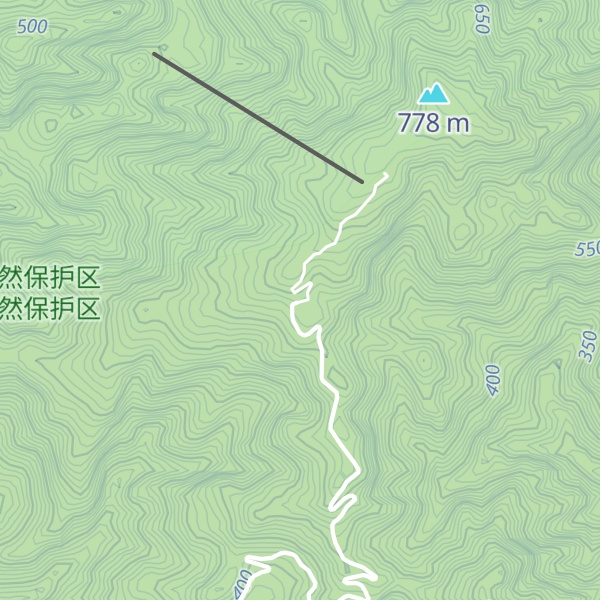 Map of Jing Tai Mountain