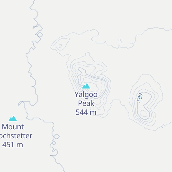Map of Yalgoo Peak