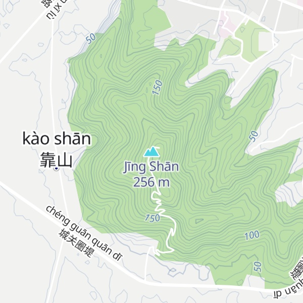 Map of Jīng Shān
