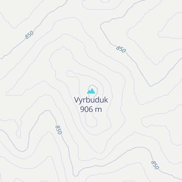 Map of Vyrbuduk