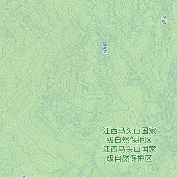 Map of Yuefeng Shan