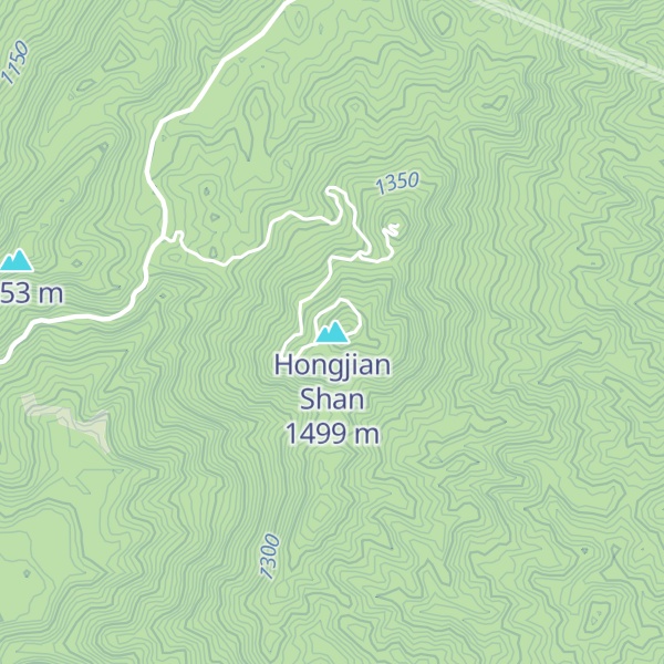 Map of Hongjian Shan